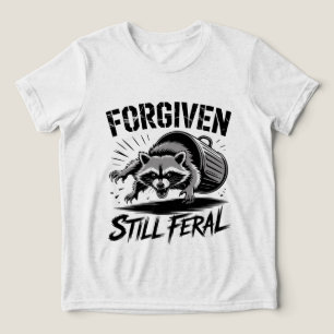 Vergeben Immer Noch Wilder Waschbär-Mülleimer-Graf Tri-Blend Shirt