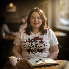 Vergebenes Plus-T-Shirt für Frauen Große Größe T-Shirt