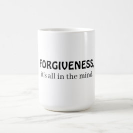 Vergebung, es ist alles im Kopf Kaffeetasse