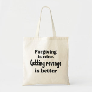 Vergebung und Rache bf Tragetasche