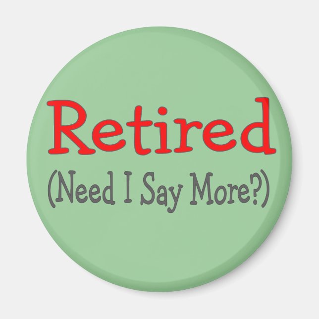 Vergeltet, muss ich mehr sagen? Funny Gifts Magnet (Vorne)