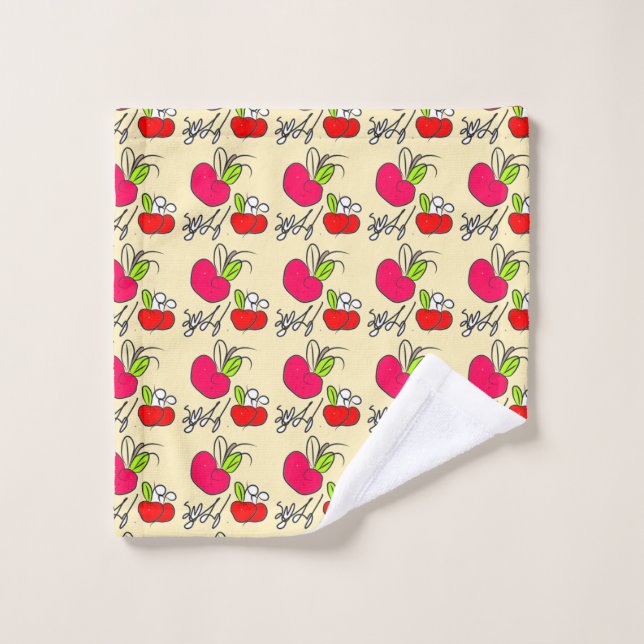 Verger de Pommes Vibrant (Gant de toilette)