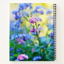 Vergessen-Ich-Nicht-Blume Notizbuch