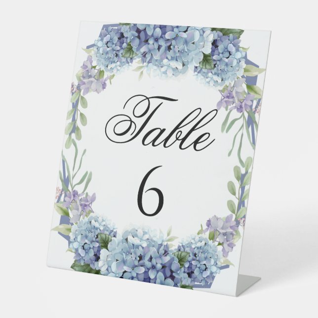 Vergessen-Me-Not-Blume Wasserfarbenelegante Sockelschild (Vorderseite)