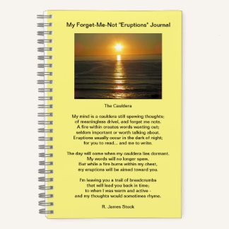 Vergessen-Me-Not-Journal Notizbuch