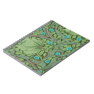 Vergessen-Me-Nots, Wallpaper von William Morris Notizblock