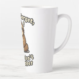 Vergessen oder Erinnern Milchtasse