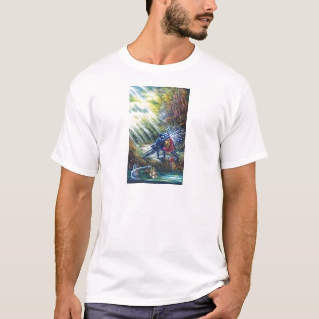 VERGESSEN ROSE kämpfen Ritter, Geld und Teufel T-Shirt (Vorderseite)