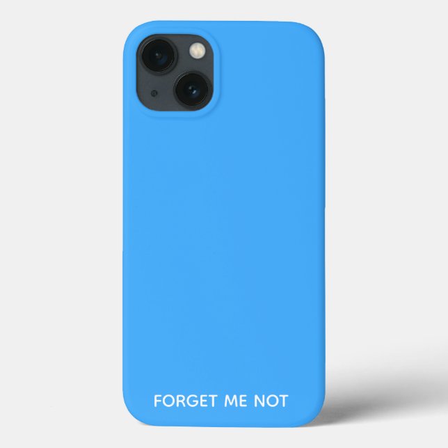 Vergessen Sie den nicht blauen Farbnamen Case-Mate Case-Mate iPhone Hülle (Rückseite)