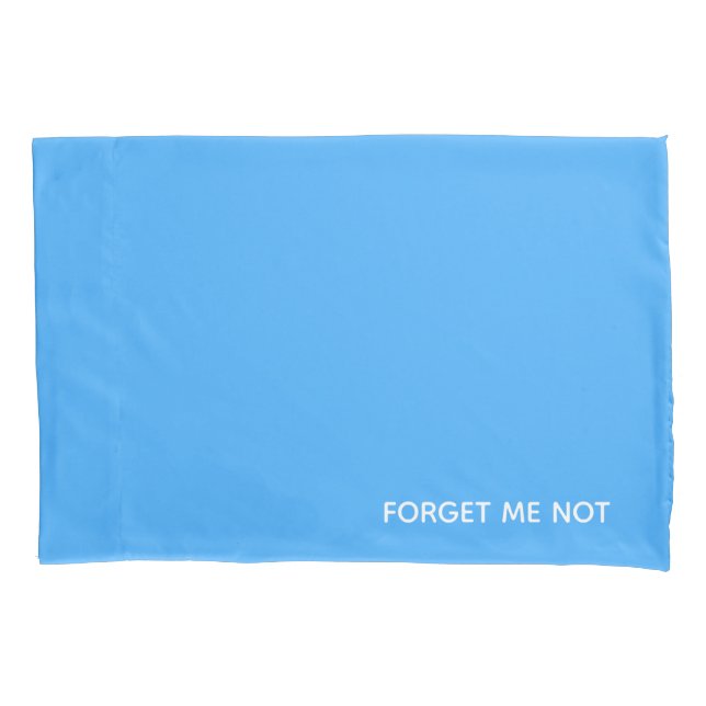 Vergessen Sie den nicht blauen Farbnamen Kissenbezug (Vorderseite)