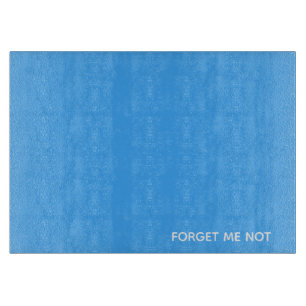 Vergessen Sie den nicht blauen Farbnamen Schneidebrett