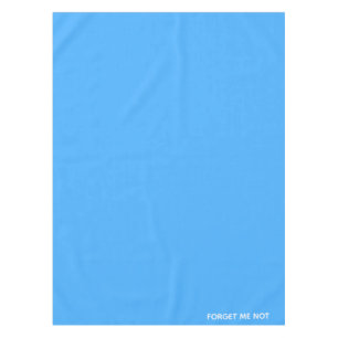 Vergessen Sie den nicht blauen Farbnamen Tischdecke