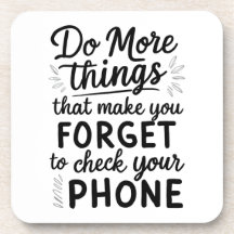 Vergessen Sie den Untersetzer