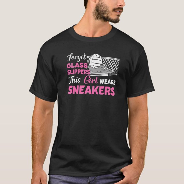 Vergessen Sie die Glas Slippers Sport T-Shirt (Vorderseite)