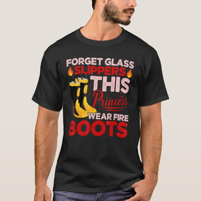 Vergessen Sie die Glass Slippers Princess Wear Fir T-Shirt (Vorderseite)