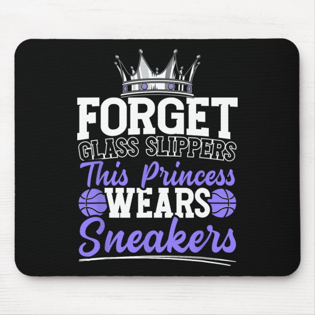 Vergessen Sie die Schläger aus Glas in dieser Prin Mousepad (Vorne)