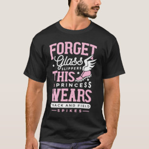 Vergessen Sie die Spur- und Feldkurven aus Glas T-Shirt
