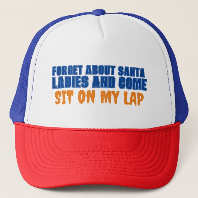 Vergessen Sie die Weihnachtsmänner Truckerkappe (Vorderseite)