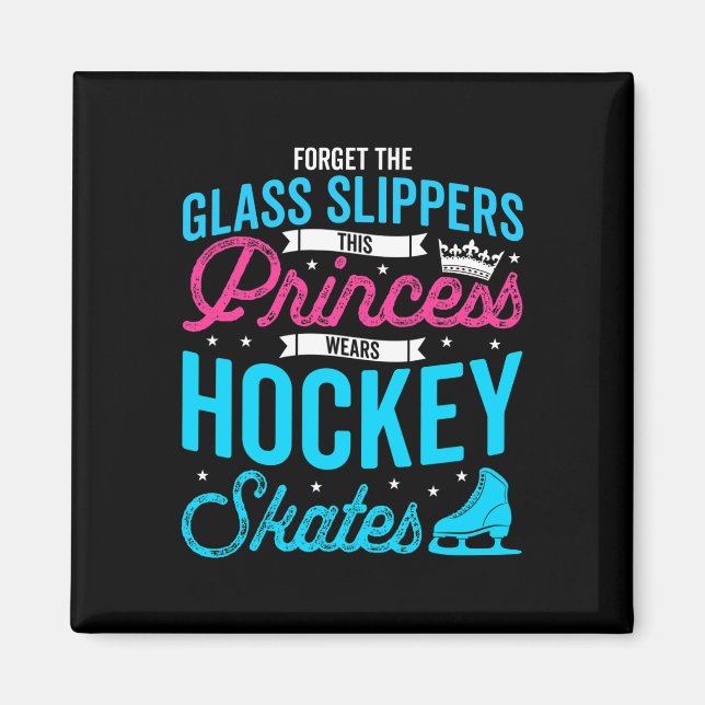 Vergessen Sie Glass Slippers Dieses Princess trägt Magnet (Vorne)