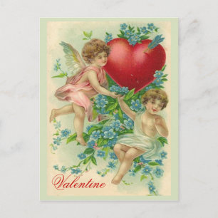 Vergessen Sie mich Knoten Valentinsgruß Feiertagspostkarte