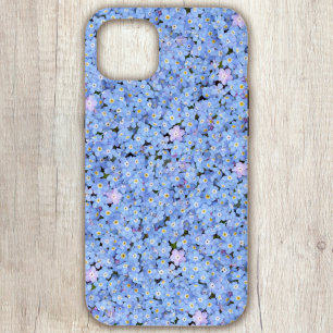 Vergessen Sie mich nicht Blue Floral iPhone / iPad Case-Mate iPhone Hülle