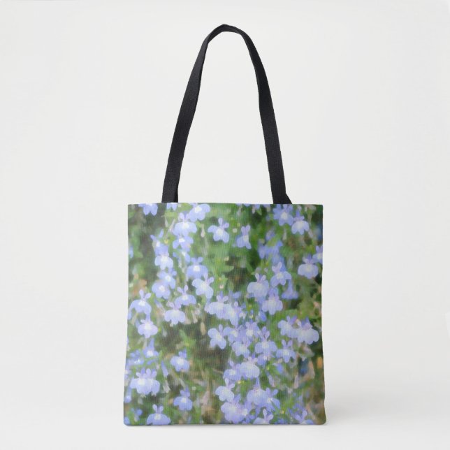 Vergessen Sie mich nicht Blumen-Taschen-Tasche Tasche (Vorderseite)