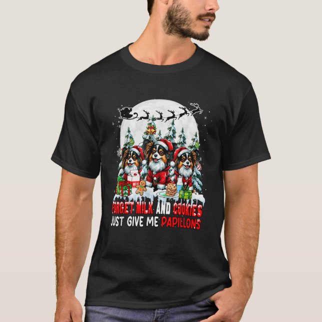 Vergessen Sie Milch und Cookies, geben Sie mir Pap T-Shirt (Vorderseite)