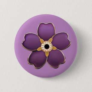 Vergessen Sie mir keine Blume Button