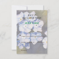 VERGESSEN SIE MIR KEINE BLUME KUNDENBARE RSVP-KART