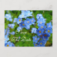 Vergessen Sie mir keine Blume Save the Date Hochze