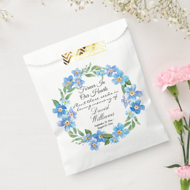 Vergessen Sie mir nicht Blume im Love Memory Seed  Geschenktütchen (Versiegelt)