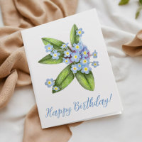 Vergessen Sie mir nicht Botanisches Business Happy