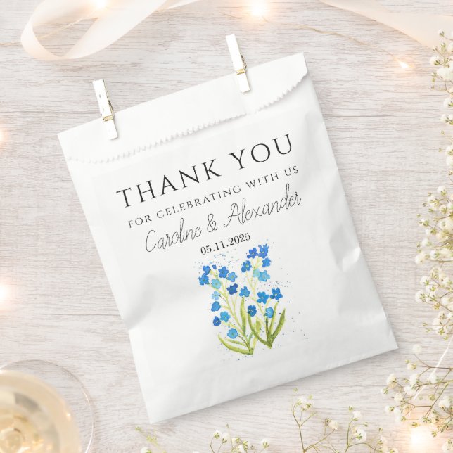 Vergessen Sie mir nicht die Blumenzwiese Geschenktütchen (Ausgeschnitten)