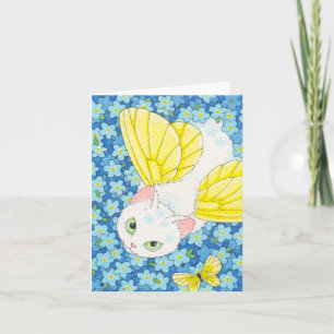 Vergessen Sie nicht Cat Fairy Notecard Moussart Karte