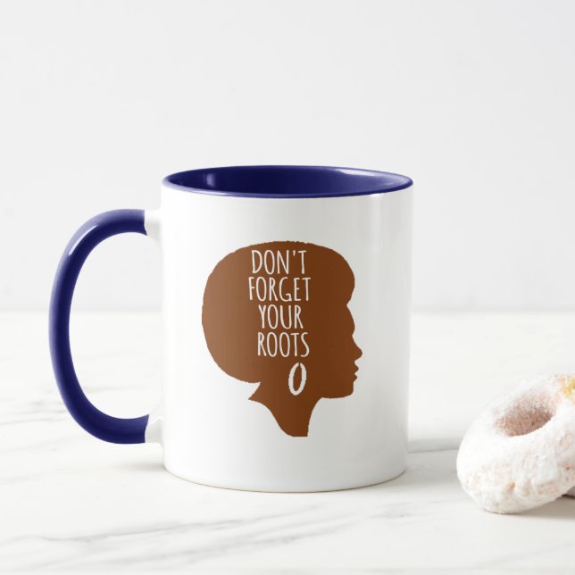 Vergessen Sie nicht, dass Sie einen schwarz-afrika Tasse (Mit Donut)
