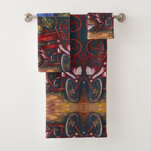 Vergessen Sie nicht den Knoblauch, Budapest Badhandtuch Set (Insitu)