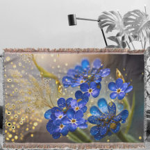 Vergessen Sie nicht die Blume mit Goldakzenten