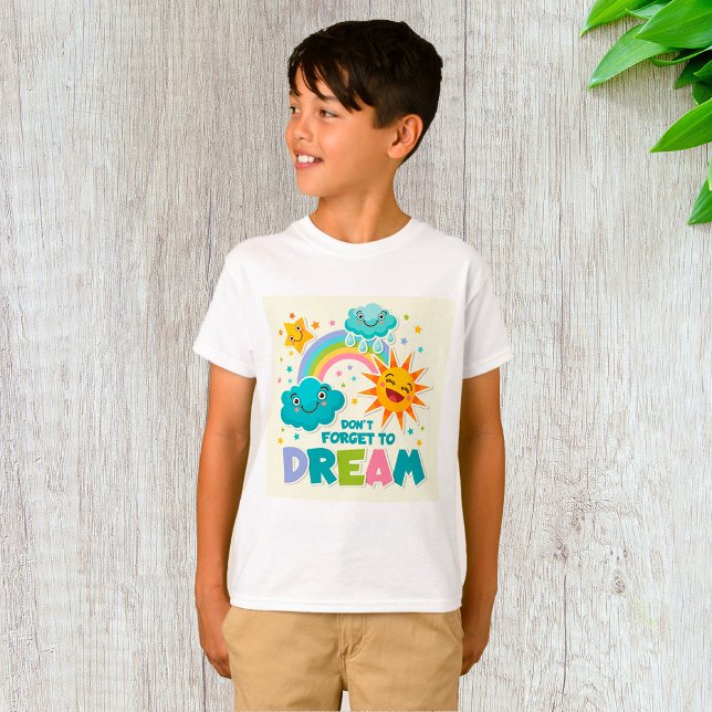 Vergessen Sie nicht, inspirierende Sonnenwolken zu T-Shirt (Von Creator hochgeladen)