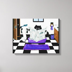 Vergessen Sie nicht, Katzen-Leinwand-Kunst durch Leinwanddruck