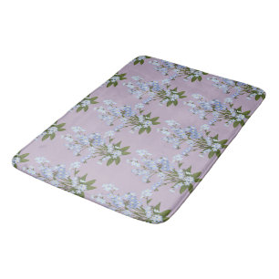 Vergessen Sie nicht und Foliage auf Lavender Hinte Badematte