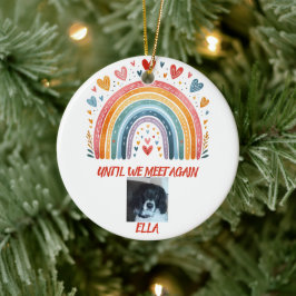 Vergessen Sie nicht Weihnachten Bauble Rainbow Bri Keramik Ornament