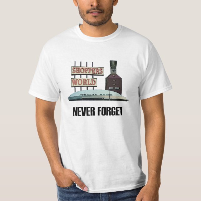 Vergessen Sie nie alten Käufer-WeltT - Shirt (Vorderseite)