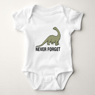 Vergessen Sie nie Baby Strampler