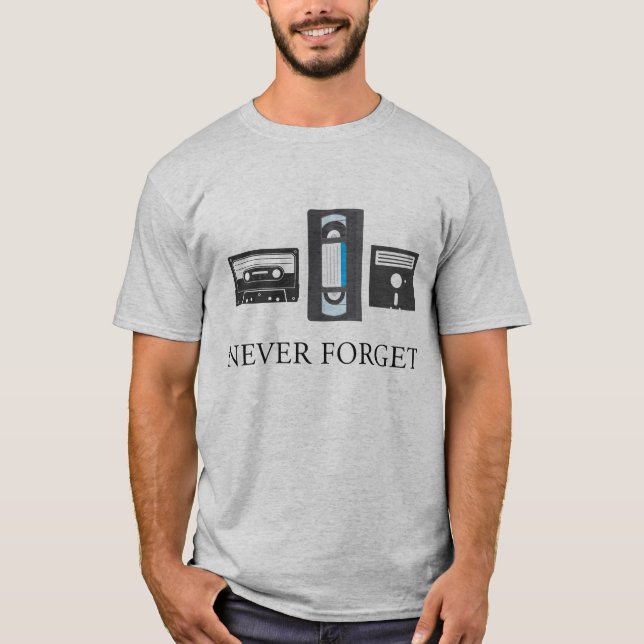 Vergessen Sie nie das Achtzigerjahre T-Shirt (Vorderseite)