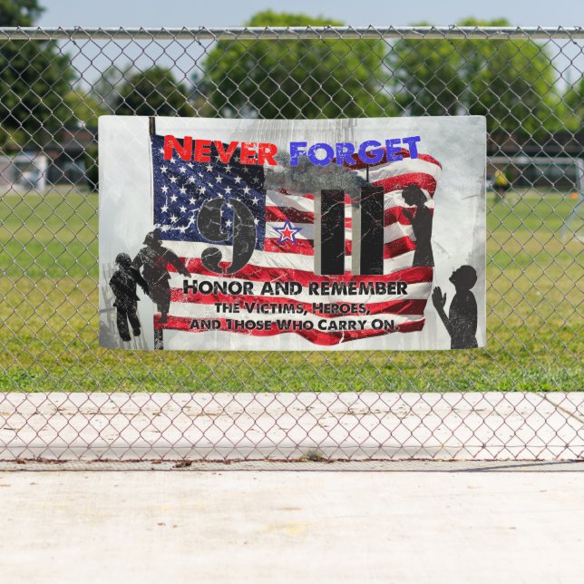 Vergessen Sie nie den 11. September Banner (Insitu)