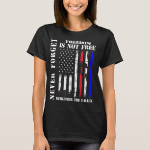 Vergessen Sie nie die Freiheit ist nicht die freie T-Shirt