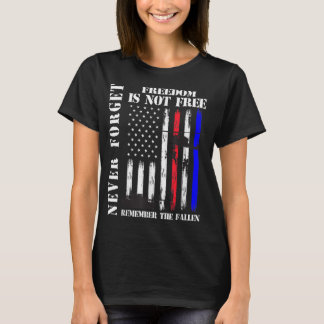 Vergessen Sie nie die Freiheit ist nicht die freie T-Shirt
