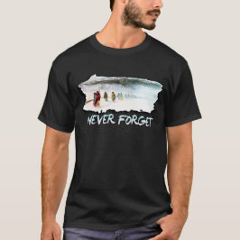 Vergessen Sie nie die Spur der Risse T-Shirt