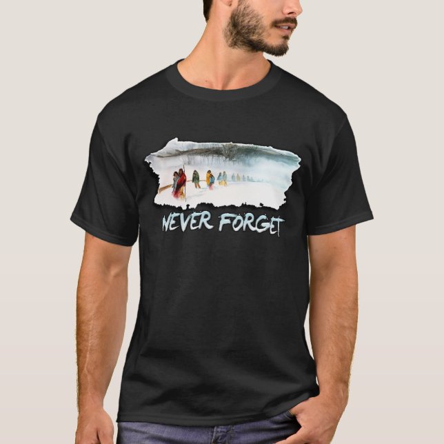 Vergessen Sie nie die Spur der Risse T-Shirt (Vorderseite)