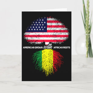 Vergessen Sie nie Ihre Wurzeln Schwarze Wurzeln Sc Karte